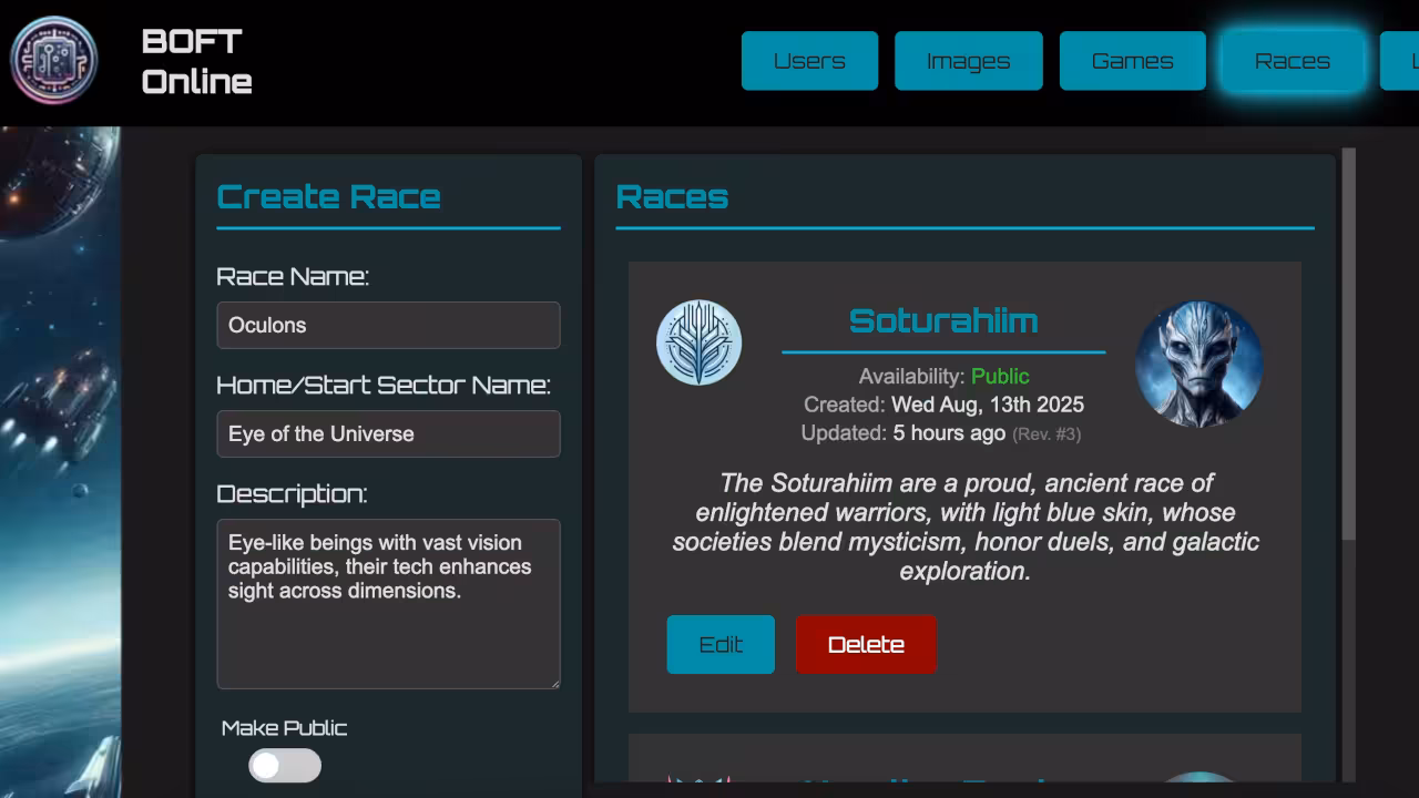 BOFT Online Turn-Based, Web-Based Strategy Game preview